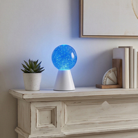 Lámpara LED de Bola de Cristal con Brillo Ambiental, Luz Nocturna RGB que Cambia de Color para Decoración de Escritorio o Sala de Juegos