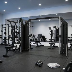 Attrezzatura Professionale Commerciale in Metallo per Palestra <span class=keywords><strong>e</strong></span> Fitness, con Pesi Regolabili a Perno, per <span class=keywords><strong>Lat</strong></span> Pulldown <span class=keywords><strong>e</strong></span> Low Row, Montaggio a Parete con Cavo - Product Image 3