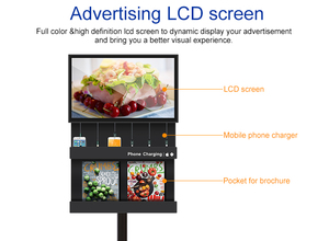 OEM tầng thường vụ Điện Thoại Di Động Sạc Trạm 27 inch màn hình hiển thị <span class=keywords><strong>LCD</strong></span> với danh mục kệ - Product Image 6