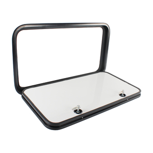 Porte de bagage pour camping-car de haute qualité 800x450mm avec coins arrondis et serrures, extérieur en aluminium, prix usine, OEM - Product Image 1