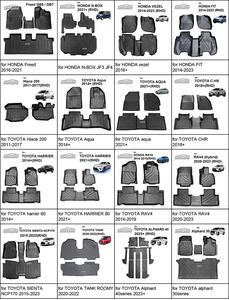SONSANG con guida a destra tappetino auto di lusso tappetino auto personalizzato per <span class=keywords><strong>HONDA</strong></span> FIT 2014 + tappetino per auto Tpe 5D - Product Image 5