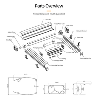 Système de pergola motorisée rétractable en alliage d'aluminium moderne pour une protection solaire accrue et une vie en plein air améliorée
