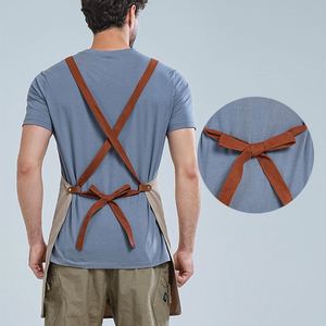 Canvas Kitchen and Oil Proof Adjustable Waiter Custom Waterproof <b>Tool</b> Washable <b>Carpenter</b> Barista Apron - Product Image 3