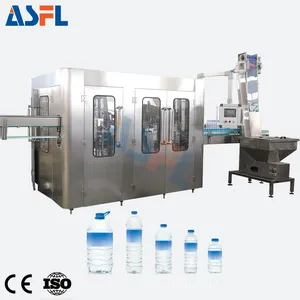 Linea di produzione automatica di acqua potabile per bottiglie di animali domestici macchina per il riempimento di acqua minerale pura per l'imbottigliamento di acqua