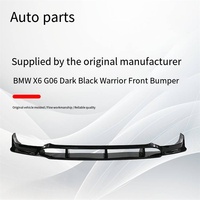 Alerón Delantero Veidt para BMW X6 2020-2023, Modificación G06 Warrior, Alerón Delantero de Cuatro Secciones, Negro Brillante, Kit Deportivo Pequeño