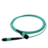Kabel Jumper Serat Optik MTP/MPO Female High-Density 40G/100G 8-Core 12-Core OM3 OM4 Tipe B Generasi Baru