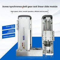 Module de guidage linéaire à double rail avec vis, semi-fermé, pour servomoteur de précision CNC, manipulateur série CFS