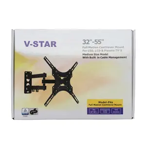 V-STAR 2020 Último producto Alta durabilidad Profesional En stock P4S Soporte de montaje en pared para TV barato para la venta 3