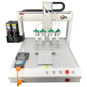 Robot de distribution de colle automatique à trois axes avec guidage linéaire à vis à billes et <span class=keywords><strong>portique</strong></span> - Product Image 1