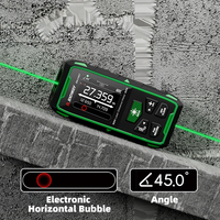 Distancemètre laser à double tête Sndway Outils de mesure rechargeables par magnétisme Distancemètre laser à rotation automatique Oem 120m/200m