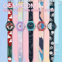 Montre-bracelet pour étudiants, faible MOQ, sans logo, marque personnalisée, design animal, montre en silicone pour enfants