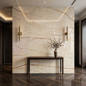 Lastre di Marmo Naturale <span class=keywords><strong>Sofit</strong></span> Gold Avanzato, Adatte per Pareti di Hall di Hotel in Stile Moderno e Pavimenti di Isole da Cucina per Interni - Product Image 3