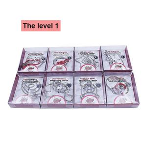Classic 24/set Brain Toy Metal Wire bagging Puzzle rompicapo anelli magici Perplexing IQ Puzzle gioco intelligenza giocattoli - Product Image 2