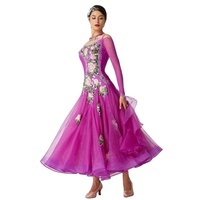B-2047 Haut De gamme nouvelle compétition de danse de salon robes moderne valse tango danse robe élégante robe de danse latine à vendre