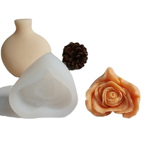 Rose Flower Candle Mold Silicone Easy Demoulding For Cake Decorating And Candle Making - Product Image 5