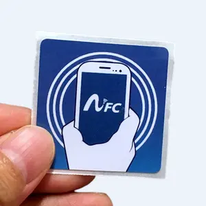 Fabrik Günstige NFC Tag NXP NTAG213 NTAG215 NTAG216 Chip URL Programmierung 13,56 MHz RFID Aufkleber Etikett