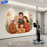 Printer UV Inkjet Portabel Otomatis untuk Dinding dan Lantai 6M Track Wi-Fi Pencetakan Langsung 2400 DPI DX10 i1600 i3200