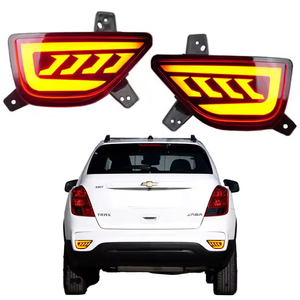 Luz Reflectora LED para Parachoques <span class=keywords><strong>Trasero</strong></span> para Chevrolet Trax <span class=keywords><strong>Tracker</strong></span> 2016 2017 2018, Lámpara de Freno, Antiniebla Trasera, Luz de Conducción, Señal de Giro y Luz Trasera - Product Image 1