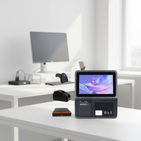 Desktop 11.6 inci Android SDK Software All-in-One POS PC Mesin Kasir Terminal Sistem Penjualan 2GB/4GB RAM 16GB/32GB