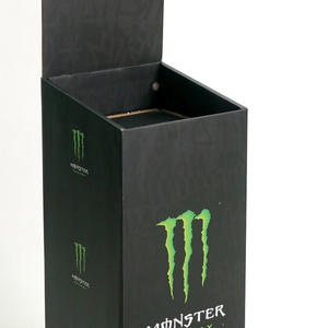 Tùy Chỉnh In Ấn Có Thể Gập Lại Xoay Di Động Cho Sóng Sàn Uống Đứng Bán Lẻ Đồ Uống Fsdu Tông Hiển Thị Sàn Kệ - Product Image 5