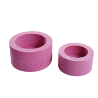 Meule à tasses en oxyde d'aluminium et carbure de silicium pour machine de meulage de bureau, à utiliser avec un disque abrasif de polissage céramique