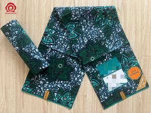 Nouveautés 100% ACI: Tissus Africains en Coton Ciré 2+4 Yards, Tissus Ankara en Cire Dorée 100% Coton, <span class=keywords><strong>Pagne</strong></span> Original <span class=keywords><strong>Hollandais</strong></span> - Product Image 1