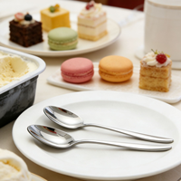 Ensemble de 5 couverts en acier inoxydable doré avec manche pointu, couteau à steak, fourchette, cuillère, ensemble de couverts occidentaux pour hôtel, ensemble de dessert