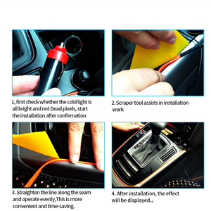 Accessoires d'éclairage automobile RGB 5m, éclairage d'ambiance <span class=keywords><strong>pour</strong></span> <span class=keywords><strong>voiture</strong></span>, fil néon, kit de <span class=keywords><strong>voiture</strong></span>, <span class=keywords><strong>bande</strong></span> de fil électrique <span class=keywords><strong>LED</strong></span> <span class=keywords><strong>pour</strong></span> l'intérieur - Product Image 6