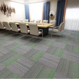 Dalles de moquette commerciales et domestiques antidérapantes en PP écologique de qualité supérieure - Dernier design de carreaux de sol décoratifs - Product Image 1