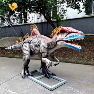 Modelo de Dinosaurio Animatrónico para Parque de Atracciones, Dinosaurio Bebé de Silicona Animatrónico para Atracción <span class=keywords><strong>3D</strong></span>, Venta Caliente de Fábrica - Product Image 2