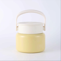 Marmite isotherme portable en acier inoxydable 316, antibactérienne, pour soupes, sans électricité, avec couvercle à poignée