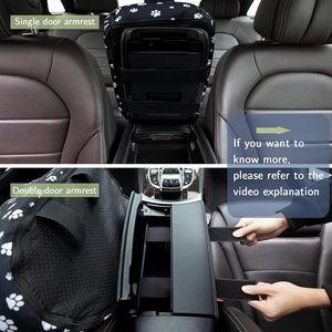 Ayrılabilir yıkanabilir köpek taşıyıcı 15 <span class=keywords><strong>Lbs</strong></span> Pet araba koltuğu seyahat koltukları depolama cepler emniyet kemer-küçük köpek konsolu araba koltuğu - Product Image 3