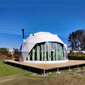 Tiendas de campaña de lujo para hoteles, impermeables, inflables, transparentes, domo geodésico para glamping, para resorts y ferias comerciales - Product Image 1