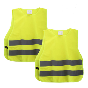 <span class=keywords><strong>Gilet</strong></span> de <span class=keywords><strong>sécurité</strong></span> haute visibilité pour enfants, jaune, réfléchissant, avec logo, pour la conduite de <span class=keywords><strong>vélo</strong></span> en extérieur la nuit - Product Image 4