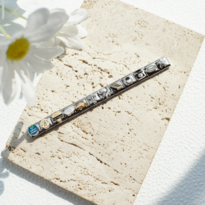 Breloques italiennes tendance, mignonnes, en acier inoxydable 304, motif éléphant, pour bracelet DIY, module 9mm * 10mm - Product Image 2