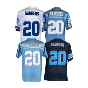 Maglia da Football Americano Retrò Detroit 20 Barry Sanders, Economica all'Ingrosso - Product Image 2