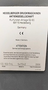 2006 tình trạng tốt được sử dụng cho phẳng <span class=keywords><strong>CD</strong></span> 102-7 + L tự động 7-màu máy in Offset cho cao cấp hàng hóa cao cấp - Product Image 6