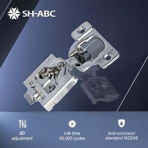 SH-ABC 1-1/4" Overlay 35Mm Cup US <strong>Mini</strong> <strong>Hinge</strong> Soft Close Face Frame <strong>Hinges</strong> American Cabinet <strong>Hinge</strong> - Product Image 1