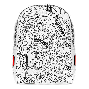 Cómics IW # Mochila Minimalista para Estudiantes, Diseño de Dibujos Animados, Bolsa de Viaje - Product Image 1