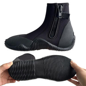 Calcetines de Neopreno Profesionales con Cremallera para Buceo, Antideslizantes, Color Personalizado, Duraderos, Térmicos de 5 mm para Buceo en Aguas Frías y Buceo Costero - Product Image 1