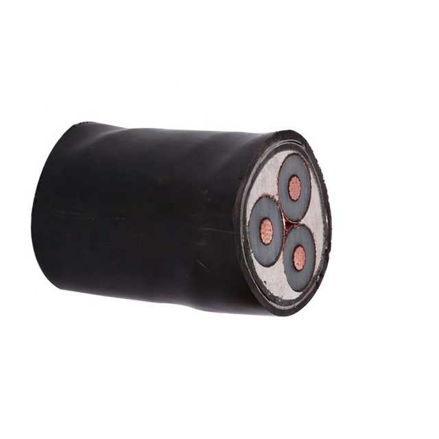 Medium Voltage Submarine Power Cable Three Core 630mm2 11 KV XLPE Outdoor Armoured Cable
