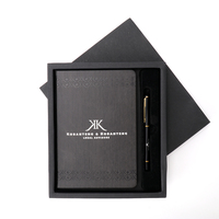 Coffret Cadeau Exécutif Personnalisé avec Logo sur Mesure – Ensemble Deux Pièces Stylo et Carnet pour Événements d'Entreprise
