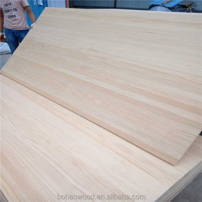 Panel de madera con junta para dedo, fabricante de madera de pino personalizado, venta al por mayor
