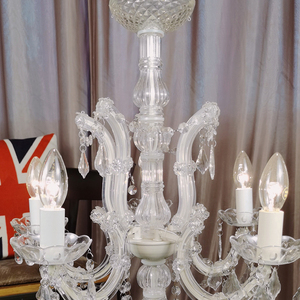 European <b>Floor</b> Light for Living Room Residential Home Decoration Round Middle Standing <b>Led</b> Fancy Lighting Crystal <b>Floor</b> <b>Lamp</b> - Product Image 4
