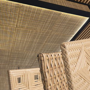 Pannello in <span class=keywords><strong>Rattan</strong></span> Intrecciato LTR per Soffitti e Pareti, per Interni ed Esterni - Product Image 1