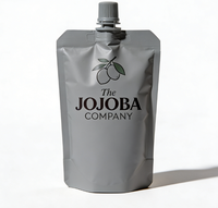 Sachet à bec verseur en aluminium thermoscellable écologique 50 ml 100 ml avec bouchon à pression pour recharge de jus