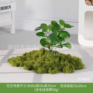 Plante artificielle en mousse verte Greenway, bonsaï, 30cm-100cm, décoration florale pour vitrine - Product Image 5