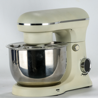 Robot pâtissier multifonction 10 vitesses en acier inoxydable avec bol de 4 L et fonction minuterie, design à tête inclinable et relevable pour la pâtisserie