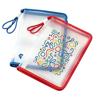 Bolsa de Archivo con Cierre de PP en Varios Tamaños, Carpeta de Documentos Impermeable con Logotipo Personalizado, Asa Portátil, Venta al Por Mayor de Fábrica