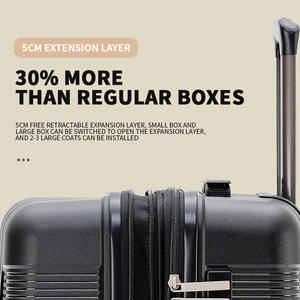 Sacs de voyage chariot à bagages unisexe grande capacité Durable étanche 3 pièces ensemble de <span class=keywords><strong>valise</strong></span> à coque dure - Product Image 3